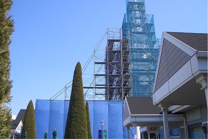 枠組み足場施工実績 1