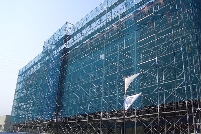 枠組み足場施工実績 2