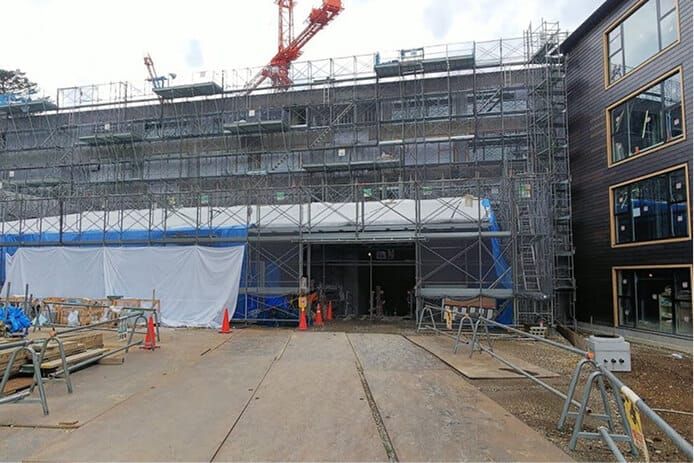 枠組み足場施工実績 4