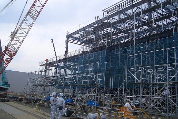 ミレニューム足場施工実績 1