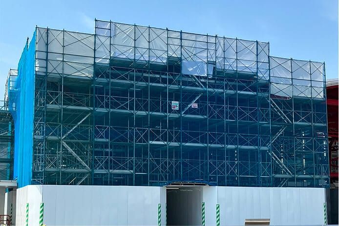 ミレニューム足場施工実績 4