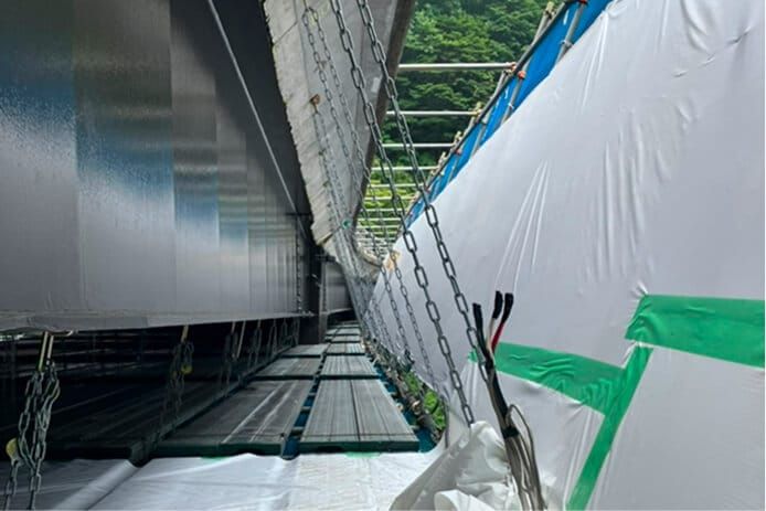 吊り足場施工実績 2