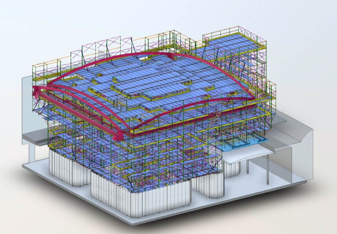 様々な情報が詰め込まれた3Dモデリング